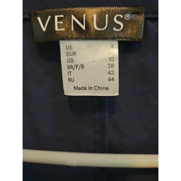 Venus Wrap blouse Blue sz 4 - Picture 7 of 7
